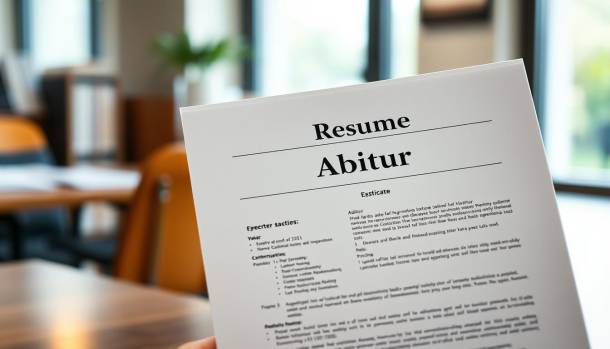 Abitur im Lebenslauf richtig angeben: Tipps und Muster